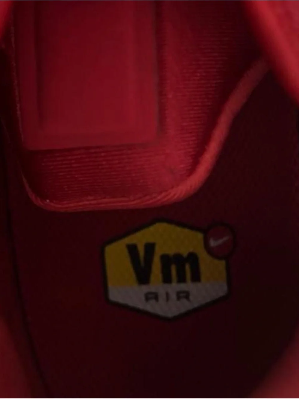 Nike Men's Red VaporMax Style Athletic Sneakers